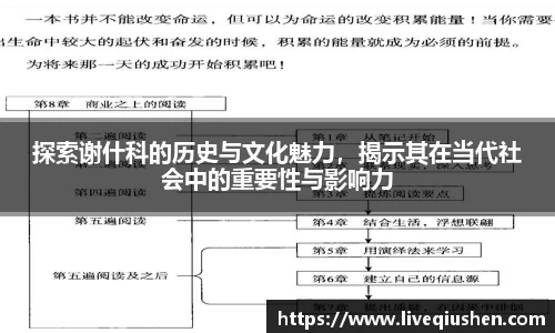 探索谢什科的历史与文化魅力，揭示其在当代社会中的重要性与影响力
